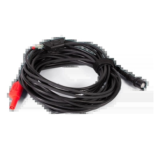 [TA203] Premium test lead: BNC to 4 mm, 5 m, black, permanent ground (TA203, PICO)