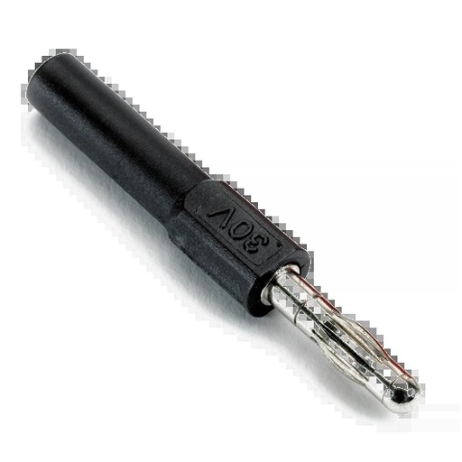 [TA016] Adapteris 4 mm izoliuotas–neizoliuotas, juodas (TA016, PICO)