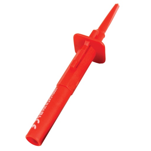 [TA090] Shrouded 4mm to sprung Kablys (red) (TA090, PICO)