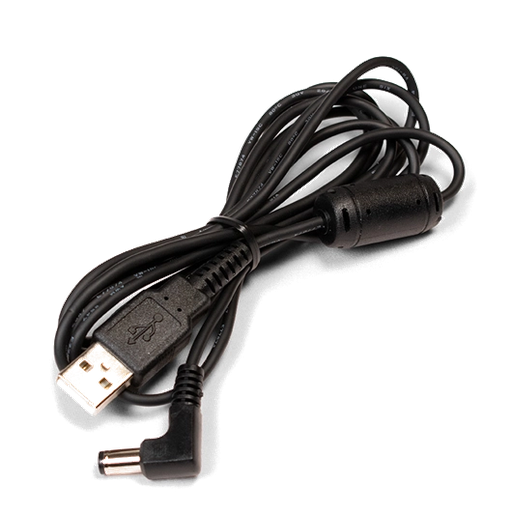[TA531] Kabelis USB A – kampinis cilindrinis kištukas 5,5/2,1 mm, 2 m (TA531, PICO)