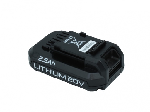 [343291] Lithium-Ion Battery 20 V, 2.5 Ah (343291, EUROLUBE)