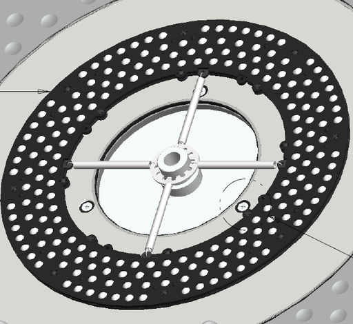 [EAA0333J59A] John Bean wheel alignment turntable part – bearing plate (EAA0333J59A, JOHN BEAN)