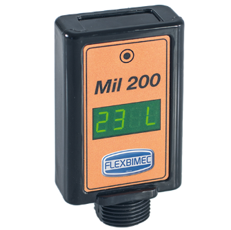 [8753] Digital ultrasonic drum fluid level meter, Flexbimec (8753, FLEXBIMEC)