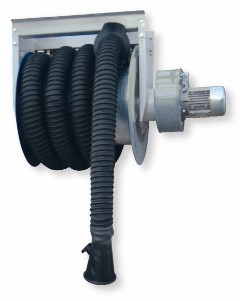 [AM-MAXI-150/13-C] Mechanical exhaust reel with hose (AM-MAXI-150/13-C, CORAL)