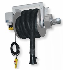 [AEV-MAXI-150/13-C] Elektrinė išmetamųjų dujų žarnos ritė su žarna Ø150 mm / 13 m, Coral Automotive Equipment (AEV-MAXI-150/13-C, CORAL)