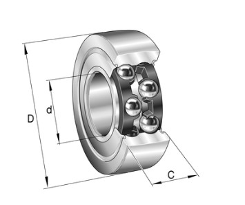 [LR5307 2Z-TVH] Bearing LR 5307 2Z-TVH, INA (LR5307 2Z-TVH)