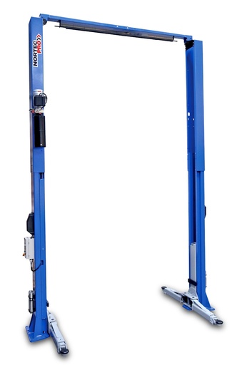 [PD5500TOP] Elektrohidrauliskais divu balstu pacēlājs ar augšējo komunikāciju 5,5 T (celšanai aiz riteņiem, ar adapteriem), NORTEC (PD5500TOP, NORTEC)
