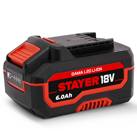 [12.858] Lithium battery 18V, 6.0 Ah, L20 (12.858, STAYER)