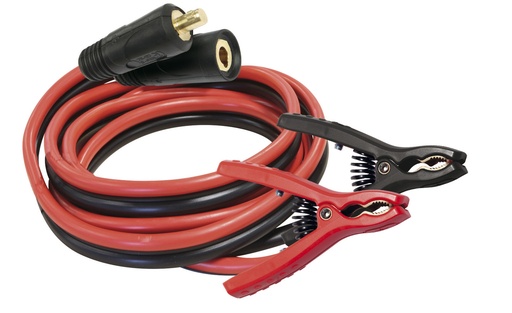 [028876] Charging / starting cables 2.5 m, 25 mm², with clamps (DINSE), GYSFLASH PRO (028876, GYS)