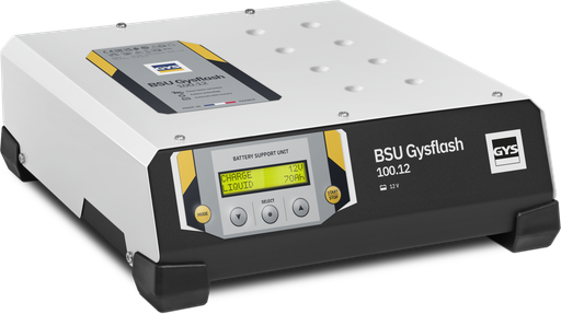 [029453] GYSFLASH 100.12 HF battery charger, 2.5 m cables – UK (029453, GYS)