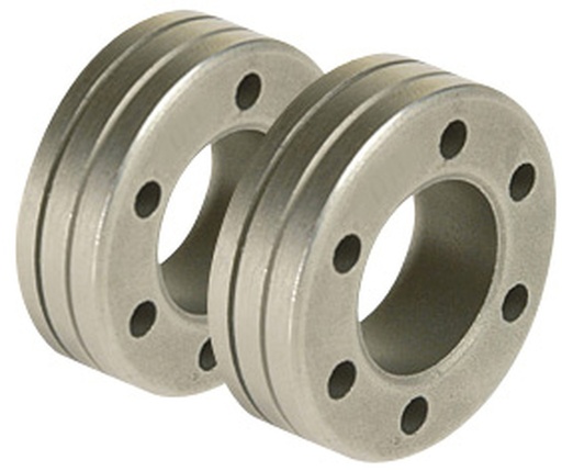 [042094] SET OF 2 DRIVE ROLLS TYPE C - � 0.8/1 - STEEL (042094, GYS)