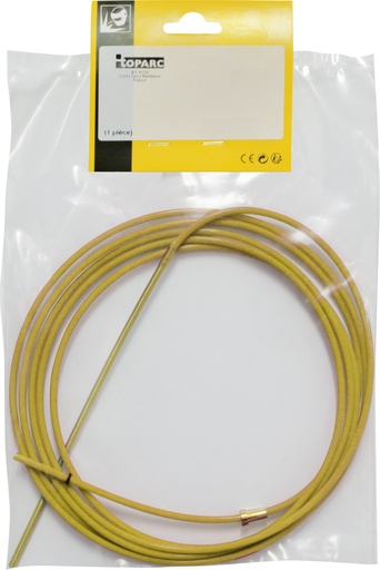 [044074] LINER TEFLON + BRASS COMPLEMENT - ALU 1.2/1.6 - 4M YELLOW (044074, GYS)