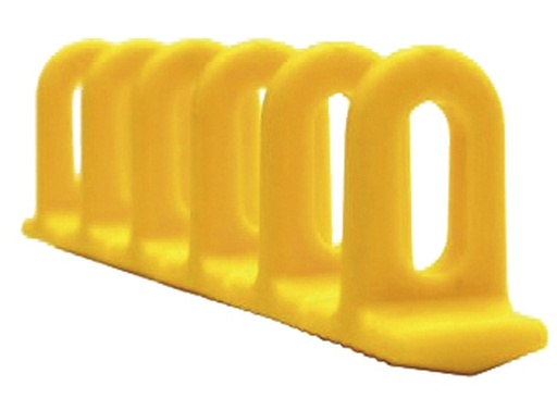 [048089] SET OF 3 YELLOW CONICAL PLASTIC MULTIPADS (6x22x156mm) (048089, GYS)