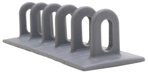 [048096] SET OF 3 GREY FLAT PLASTIC MULTIPADS (6x50x156mm) (048096, GYS)