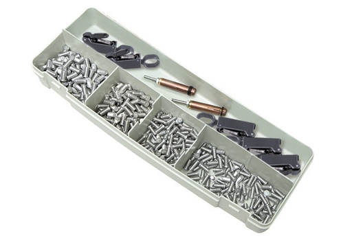 [048195] Aluminium studs box Ø5 and Ø6 mm (048195, GYS)