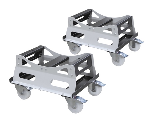 [048768] UNDER-WHEEL MOVING AND HANDLING STOOLS (x2) (048768, GYS)