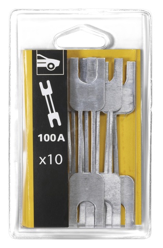 [054486] Fuse kit 10 × 100 A, blade, PROSTART/GYSTART (054486, GYS)