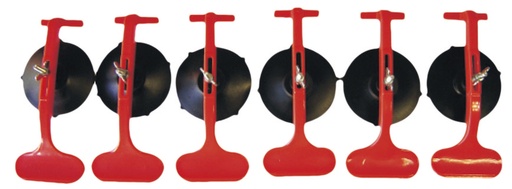 [057609] SET OF 6 MINI HOLDING SUCTION CUPS (?85mm) (057609, GYS)