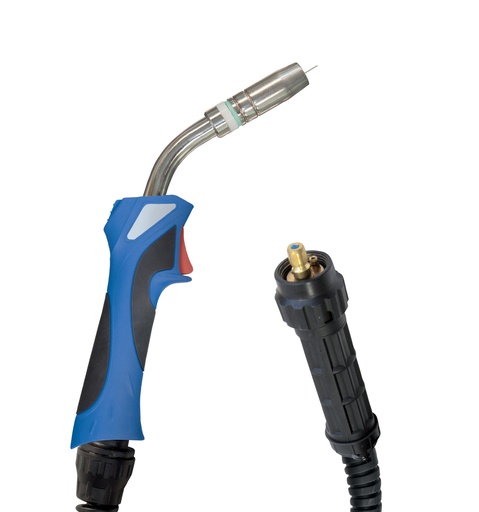 [063778] MIG TORCH 250A - AIR COOLED - 4 m - STEEL (Ø1.0 mm-M6) (063778, GYS)