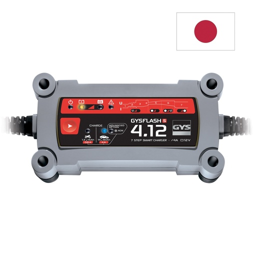 [069190] Akumuliatorių pakroviklis GYSFLASH 4.12 - 100V - JP (069190, GYS)