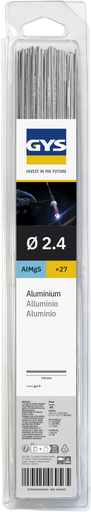 [069565] TIG alumīnija stieņi AlMg5 Ø2,4 mm, 330 mm (27 gab.) (069565, GYS)