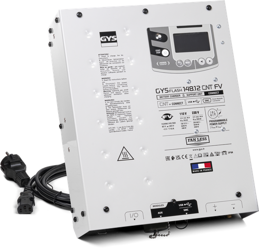 [069916] GYSFLASH 148.12 CNT FV battery charger (069916, GYS)