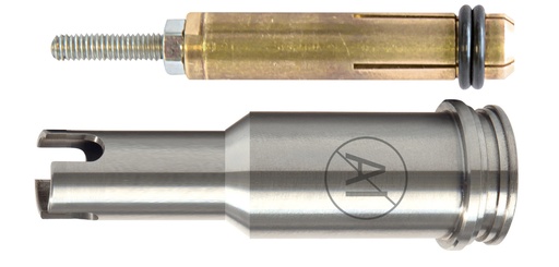 [070738] M5 stud support chuck & long barrel (070738, GYS)