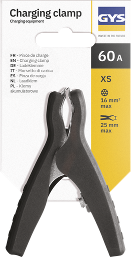 [071889] Charging clamp 60 A-XS, black (071889, GYS)