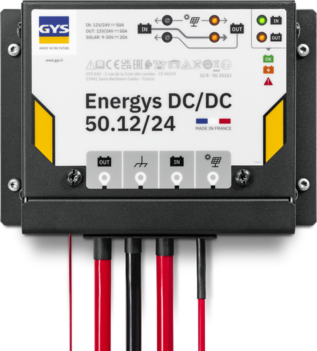 [072534] Įtampos keitiklis ENERGYS DC/DC 50.12/24 (072534, GYS)