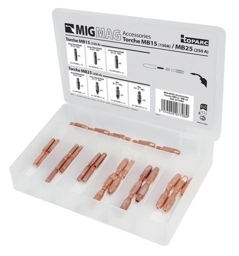 [077089] Kontaktinių antgalių dėžutė MB15/MB25 V2 (077089, GYS)