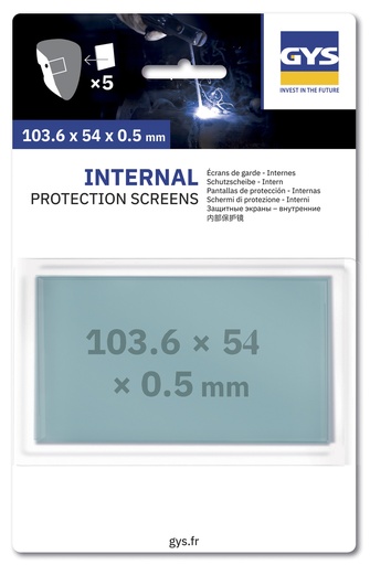 [077621] Inner protective lenses 103.6 × 54 mm (077621, GYS)