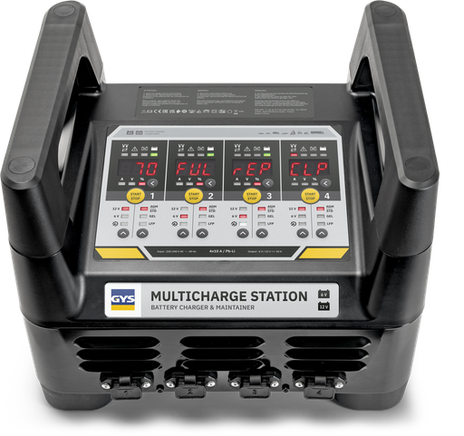 [083578] Įkrovimo stotis MULTICHARGE 4x10A / Pb-Li (083578, GYS)