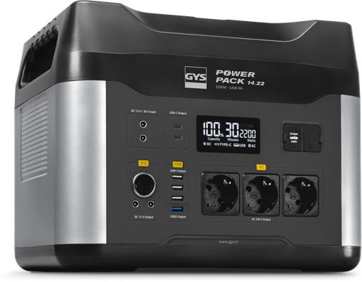 [085206] POWER PACK 14.22 portable power station (085206, GYS)