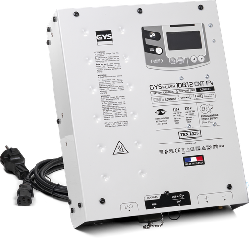 [085602] GYSFLASH 108.12 CNT FV battery charger (085602, GYS)