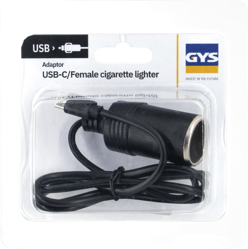 [091290] USB-C CABLE / FEMALE CIGARETTE LIGHTER (091290, GYS)