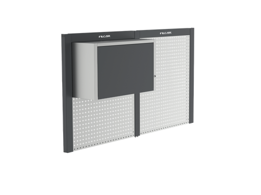 [ELA-200-WF001] MONO vertical panel with double wall cabinet H1145, 2000 mm, Filcar (ELA-200-WF001, FILCAR)