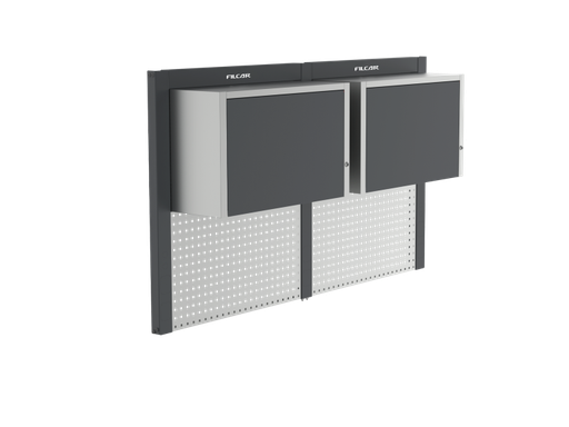 [ELA-200-WF004] MONO vertical panel with double wall cabinet H1145, 2000 mm, Filcar (ELA-200-WF004, FILCAR)