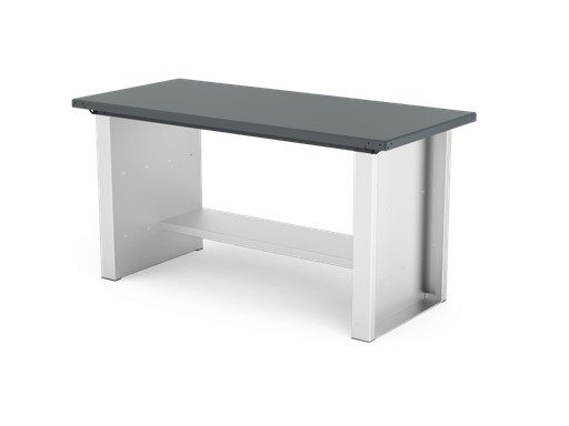 [ELFA-150-A2M] MONO workbench, fixed height, standard sides, flat top, shelf 300 mm, 1500 mm, Filcar (ELFA-150-A2M, FILCAR)