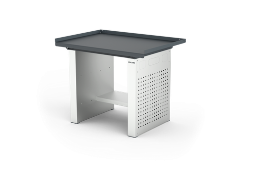 [ELFC-100-A1M] MONO workbench, fixed height, closed sides, anti-fall top, shelf 300 mm, 1000 mm, Filcar (ELFC-100-A1M, FILCAR)