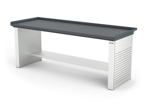 [ELFC-200-A1M] MONO workbench, fixed height, closed sides, anti-fall top, shelf 300 mm, 2000 mm, Filcar (ELFC-200-A1M, FILCAR)