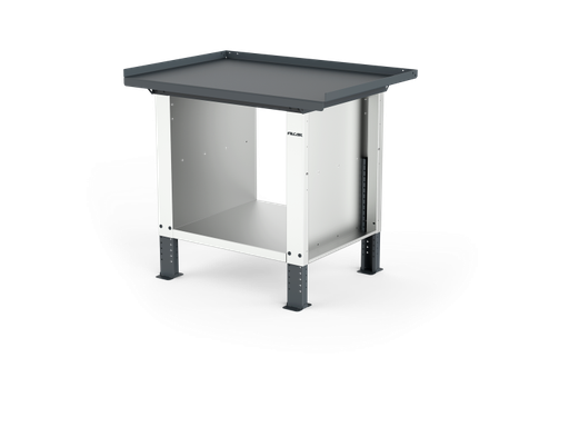 [ELRA-100-A1G] MONO workbench, adjustable height, standard sides, anti-fall top, shelf 600 mm, 1000 mm, Filcar (ELRA-100-A1G, FILCAR)