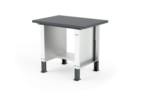 [ELRA-100-A2M] MONO workbench, adjustable height, standard sides, flat top, shelf 300 mm, 1000 mm, Filcar (ELRA-100-A2M, FILCAR)