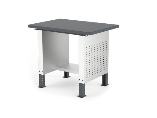 [ELRC-100-A2M] MONO workbench, adjustable height, closed sides, flat top, shelf 300 mm, 1000 mm, Filcar (ELRC-100-A2M, FILCAR)