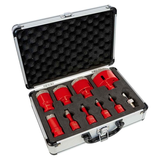 [DTBKS6-68] VACUUM BRAZED DIAMOND DRILL SET (DTBKS6-68, HOLZMANN)