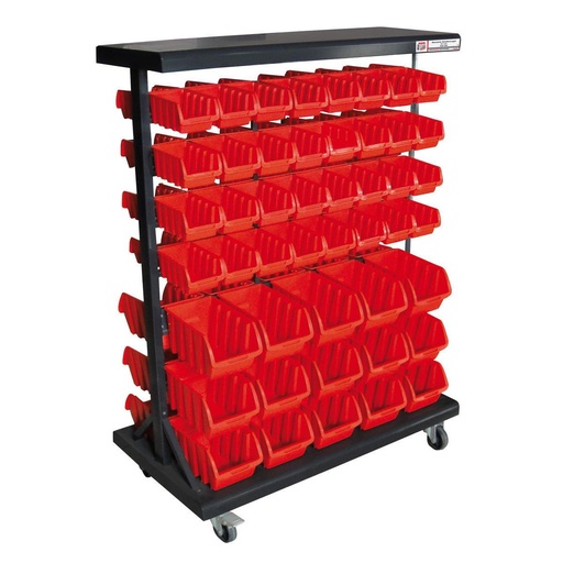 [KSR94D] Double side storage bin rack (KSR94D, HOLZMANN)