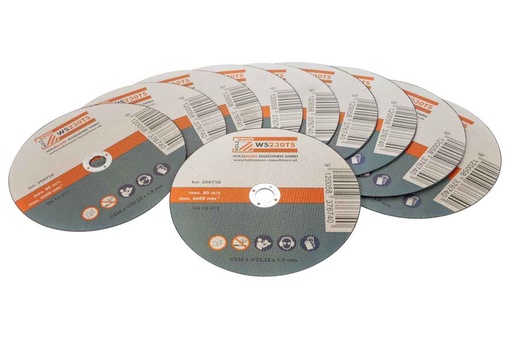 [WS230TS] Griešanas disks 230x22,23x1,9 mm (10 gab.) (WS230TS, HOLZMANN)