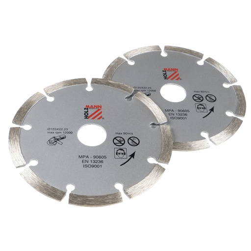 [WS125DTS] Dimanta griešanas disks, 125 mm (2 gab.) (WS125DTS, HOLZMANN)