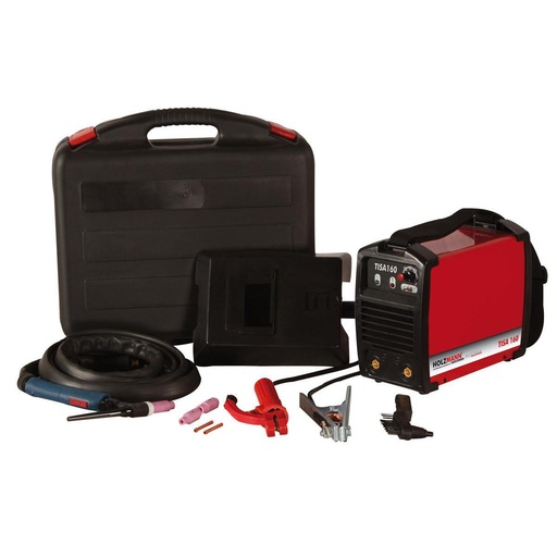 [TISA160] Suvirinimo inverteris DC MMA/lift TIG su BMC (TISA160, HOLZMANN)