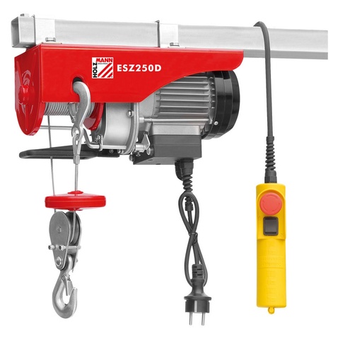 [ESZ250D_230V] Elektriskā troses vinča 250kg (ESZ250D_230V, HOLZMANN)