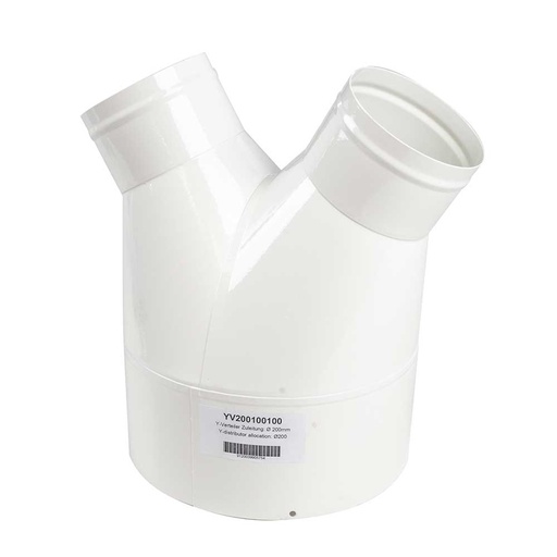 [YV200100100] Y-distributor allocation: Ø200mm (YV200100100, HOLZMANN)